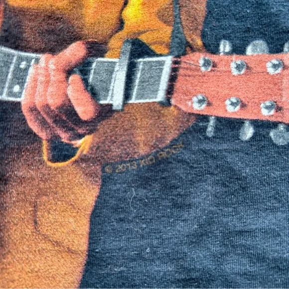 Kid Rock 2013 Rebel Soul Tour Concert Men’s Medium T Shirt 100% Cotton Jim Bean - Picture 3 of 6